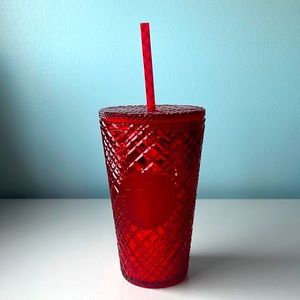 Winter 2021 Red Jeweled Starbucks Tumbler
